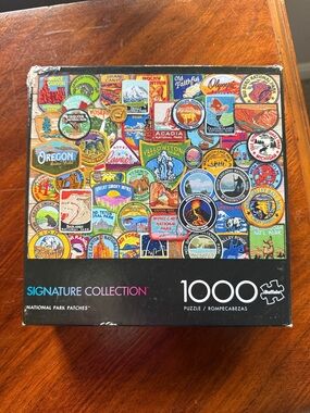 Buffalo Signature Collection 1000-Piece National Park Patches Puzzle - Multi